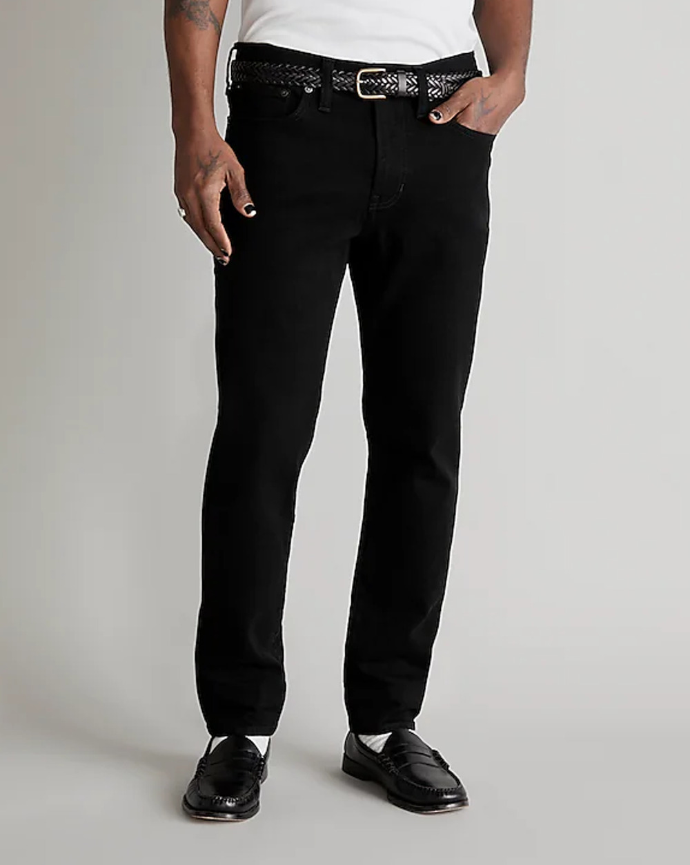MADEWELL Men's Athletic Slim Jean 28x30 Black Bainhart Wash ND478 COOLMAX NWT
